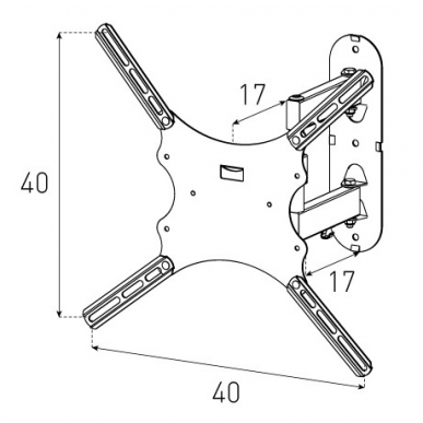 Настенное крепление для ТВ Sonorous SUREFIX 440